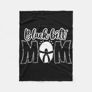 Black Belt Mum Karate Mum Karate Mother Karate Mam Fleece Blanket
