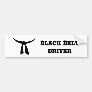 Black Belt Party Bumper Sticker