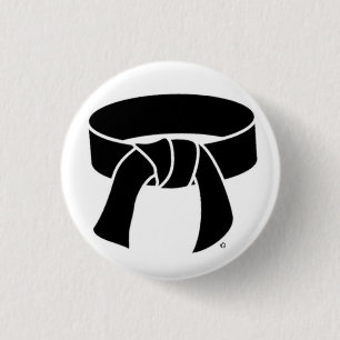 Black Belt pinback button