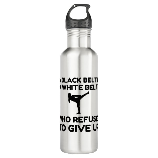 BLACK BELT REFUSAL 710 ML WATER BOTTLE (Front)