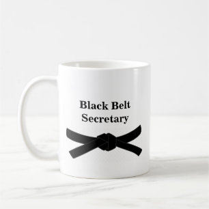 Black Belt Secretary Gift Mug