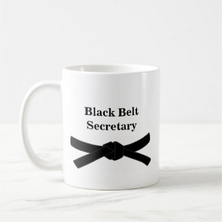 Black Belt Secretary Gift Mug