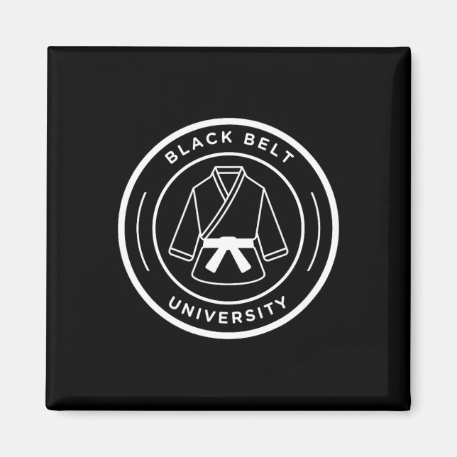 Black Belt University  Magnet (Front)