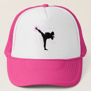 Black Belts Wear Pink Too! Trucker Hat