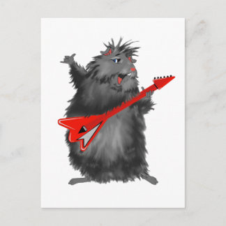 Black Betty's New Guitar Postcard