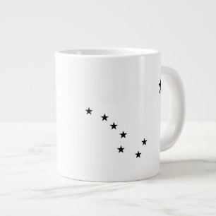 Black Big Dipper Large Coffee Mug