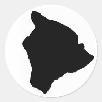 Black Big Island sticker