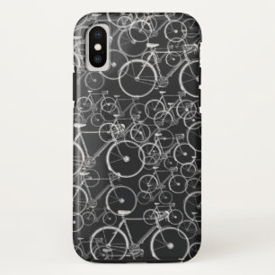 black bikes pattern ~ cycling iPhone XS case