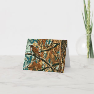 Black-Billed Cuckoo - Blank Greeting Card