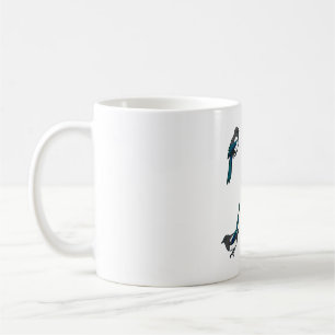 Black billed magpie Delight � Cute Animal Art Coffee Mug