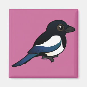 Black-billed Magpie Magnet