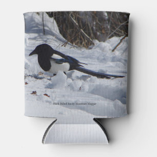 Black Billed Rocky Mountain Magpie can cooler