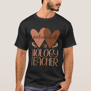 Black Biology Teacher Black History Women African T-Shirt