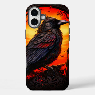 Black Bird Art Phone Case