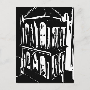 Black Bird Cage Post Card