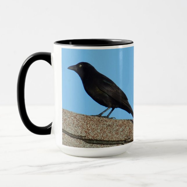 Black Bird Mug (Left)