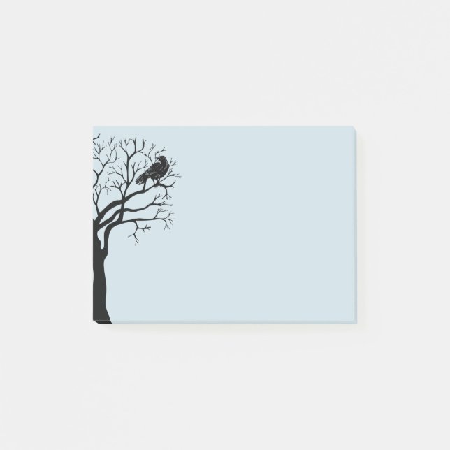 Black Bird The Raven Post-it Notes (Front)