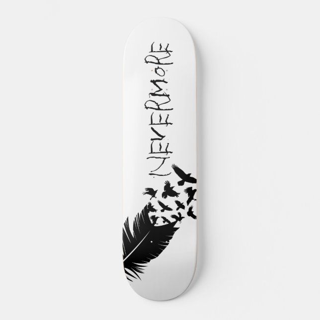 Black Birds, Nevermore Skateboard (Front)