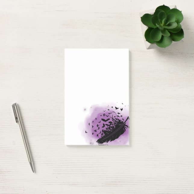 Black Birds of a Feather - The Ravens Post-it Note (Office)