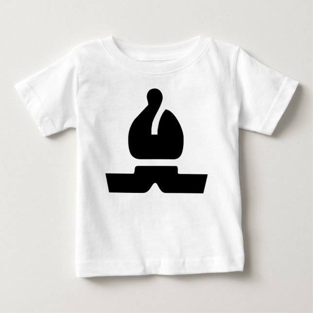 Black Bishop Baby T-Shirt (Front)