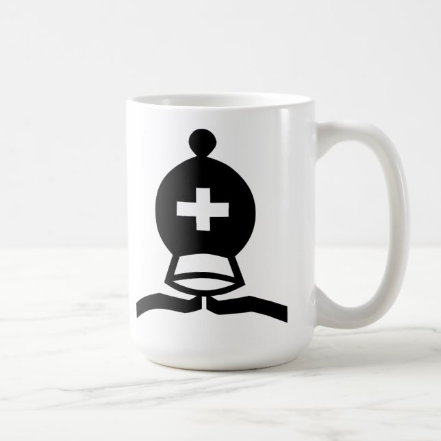 Black Bishop Coffee Mug (Right)