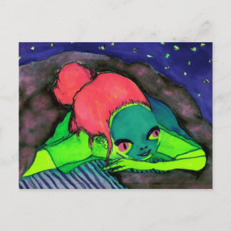 Black Blanket 1 Postcard