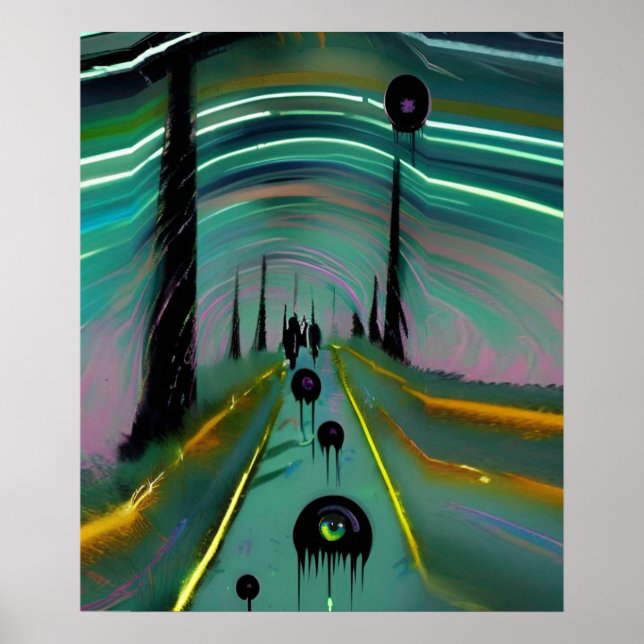 Black Blobs Poster (Front)