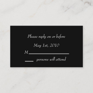 Black Blossom Enclosure Card