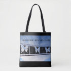 Black & Blue butterly tote transform negatives