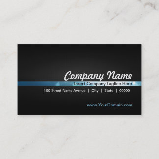 Black, Blue, Carbon Fibre Custom Business Cards