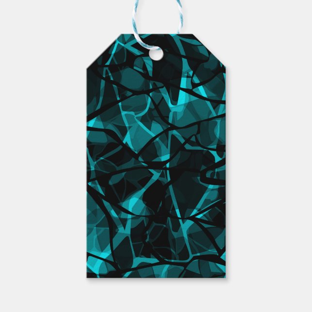 Black blue gift tags (Front)