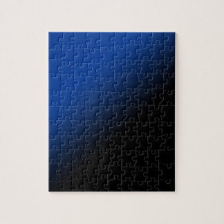 Black & Blue Gradient Jigsaw Puzzle