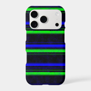 Black Blue Green Stripes