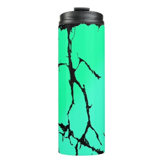 black blue thermal tumbler (Front)