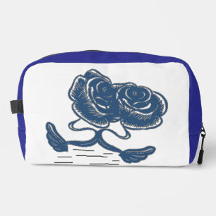 Black Blue Toilet bag / Blue Toilet Kit