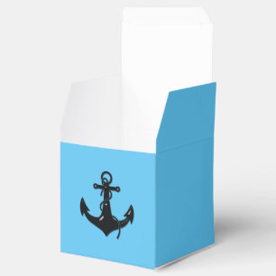 Black Boat Anchor Favour Box