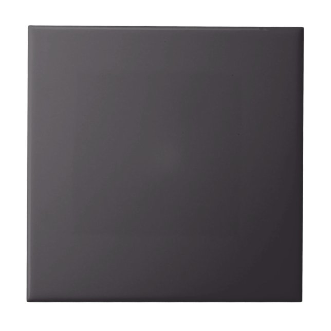 Black Bohemian Square Kitchen and Bathroom Ceramic Tile (Front)