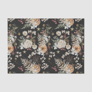 Black Boho Tissue Paper