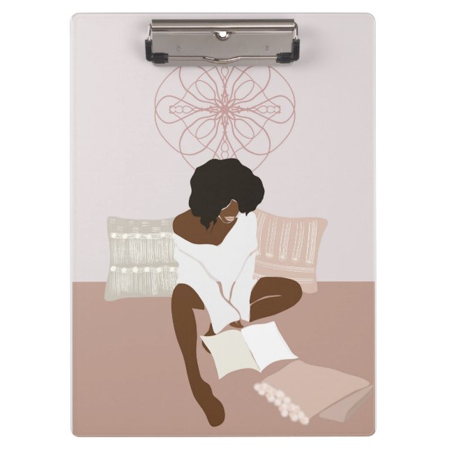 Black Book Lover  Clipboard (Front)