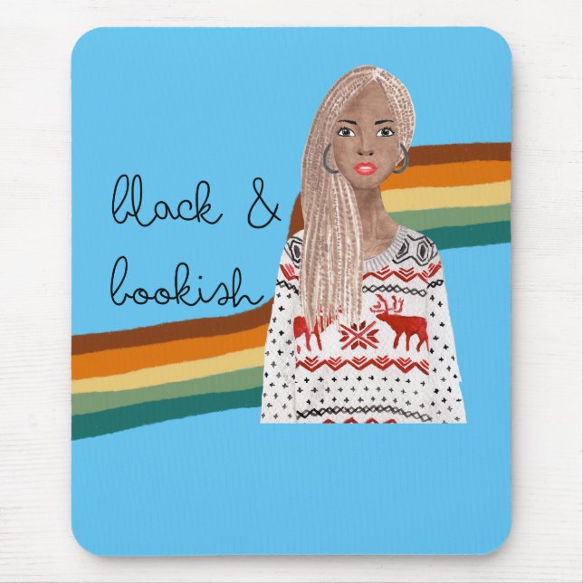 Black Book Lover Mouse Pad (Front)