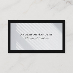 Black Border   Abstract Modern Business Card