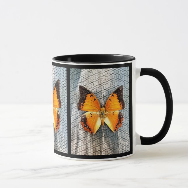 Black-Bordered Charaxes Butterfly Coffee Mug (Right)