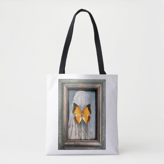 Black-Bordered Charaxes Butterfly Tote Bag (Front)