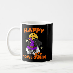 Black Boston Terrier Witch Costume Dog Lover Happy Coffee Mug