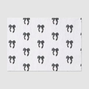 Black Bow french Bridal Shower Mon Cherie Tissue Paper