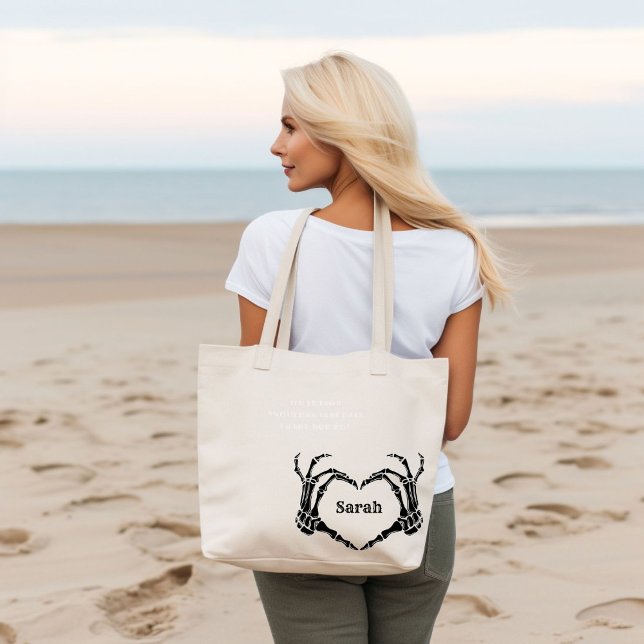 Black Bow Gothic Tote Bachelorette Bridesmaid gift (Creator Uploaded)