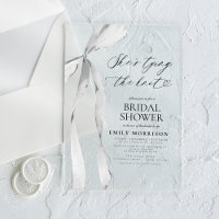 Black Bow She's Tying the Knot Bridal Shower
