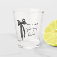 Black Bow She's Tying the Knot Bridal Shower 