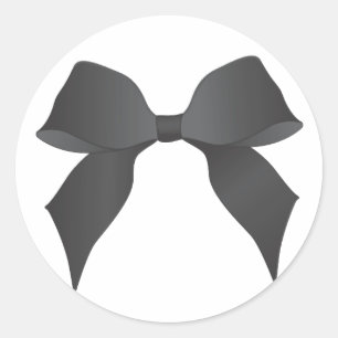 Black Bow Stickers