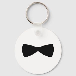 black bow tie key ring